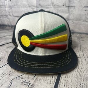 Colorado Rays Askels Snapback Ball Cap Flat Bill Trucker Hat Brilliant Colors